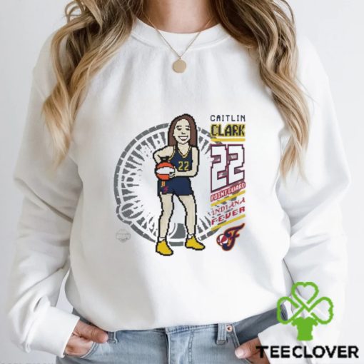 Official Caitlin Clark Indiana Fever Stadium Essentials Youth Player 8 Bit Shirt