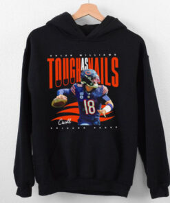 Official Caleb Williams Tough as Nails Chicago Bears football signature shirt