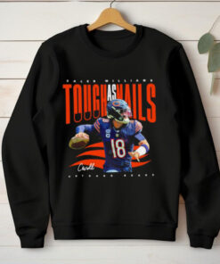 Official Caleb Williams Tough as Nails Chicago Bears football signature hoodie, sweater, longsleeve, shirt v-neck, t-shirt