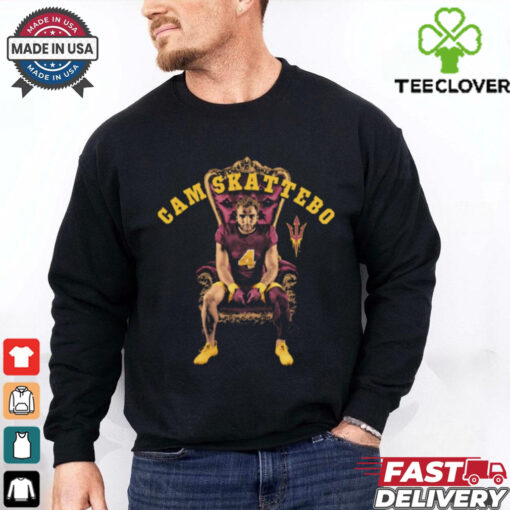 Official Cameron Skattebo Arizona State Sun Devils King Cam Crew Graphic t shirt