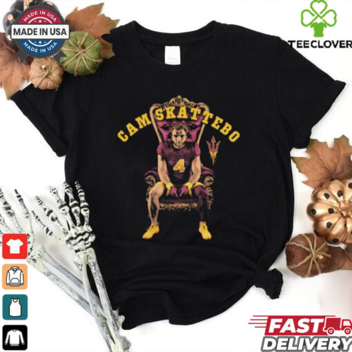 Official Cameron Skattebo Arizona State Sun Devils King Cam Crew Graphic t shirt
