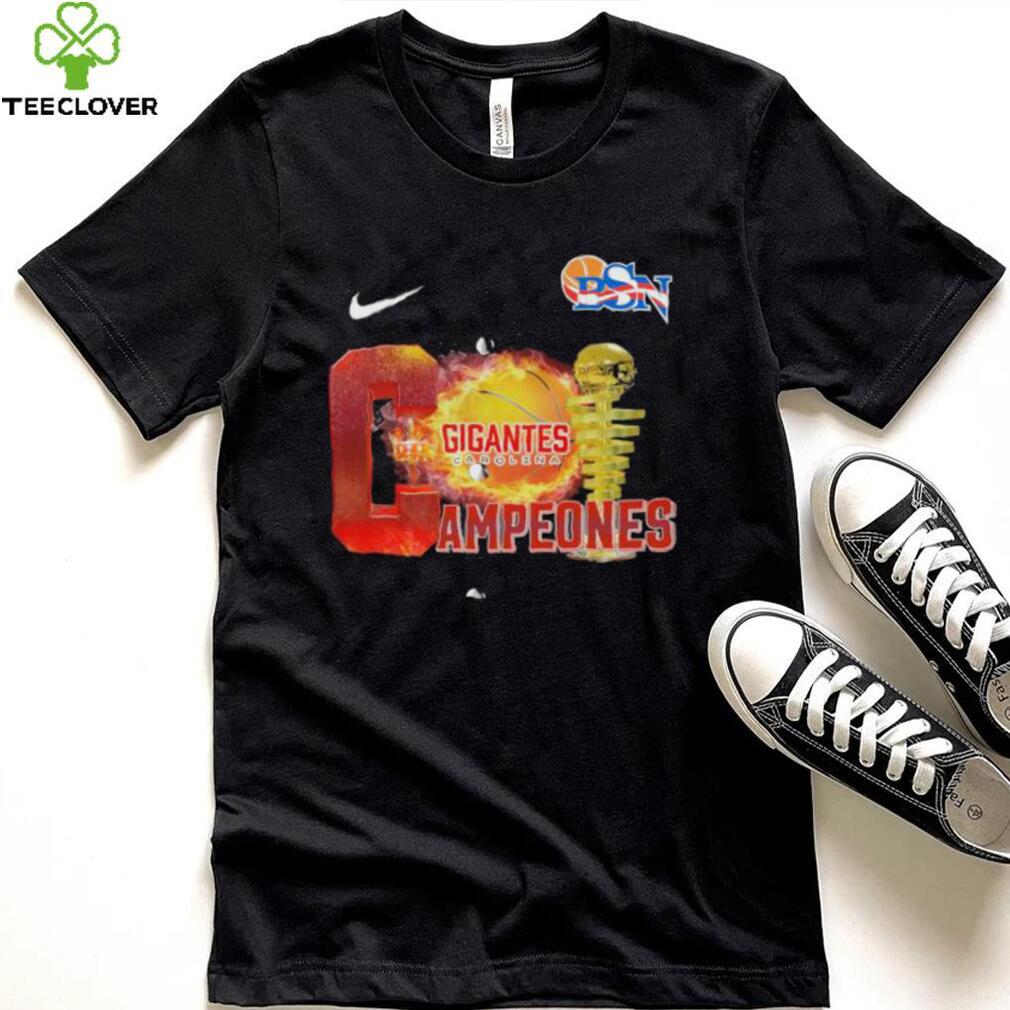 Official Campeones Gigantes de BSN Nike Shirt - Teeclover
