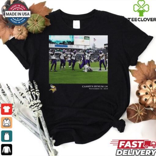 Official Camryn Bynum Minnesota Vikings NFL Flash Features November 10 2024 t shirt