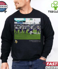 Official Camryn Bynum Minnesota Vikings NFL Flash Features November 10 2024 t shirt