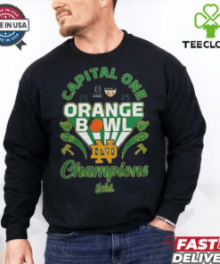 Official Capital One Orange Bowl Champions Notre Dame Fighting Irish NCAA 2025 Football Shirt