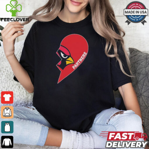 Official Cardinals Partners Half Heart Shirt