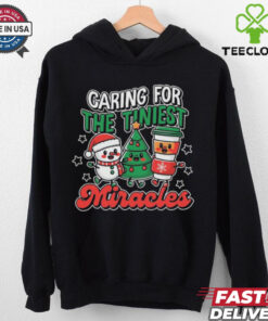 Official Caring For The Tiniest Miracles Christmas 2024 Shirt