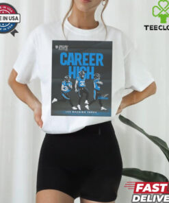 Official Carolina Panthers Chuba Shamar Hubbard Career High 153 Rushing Yards Signature Poster t shirt