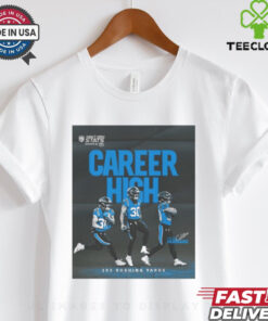 Official Carolina Panthers Chuba Shamar Hubbard Career High 153 Rushing Yards Signature Poster t shirt