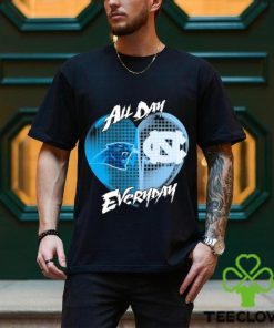 Official Carolina Panthers and North Carolina Tar Heels All day Everyday shirt 3 Official Carolina Panthers and North Carolina Tar Heels All day Everyday shirt