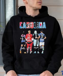 Official Carolina Sports Teams Players Signatures Shirt