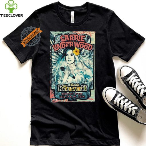 Official Carrie Underwood July 19 20 2024 Blaisdell Arena Hawaii Poster shrit