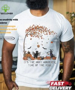 Official Cats Autumn Its The Most Wonderful Time Of The Year Shirt
