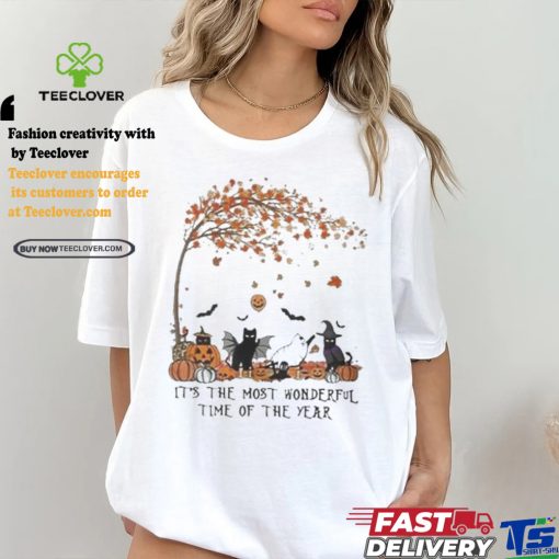 Official Cats Autumn Its The Most Wonderful Time Of The Year Shirt