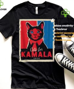 Official Cats For Kamala Harris Feline Lover Supporter Shirt