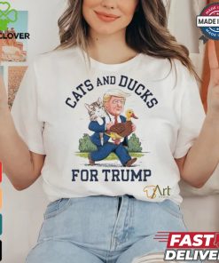 Official Cats and Ducks for Trump 2024 Kittens and Ducks for Trump T Shirt