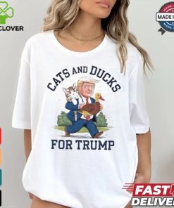 Official Cats and Ducks for Trump 2024 Kittens and Ducks for Trump T Shirt