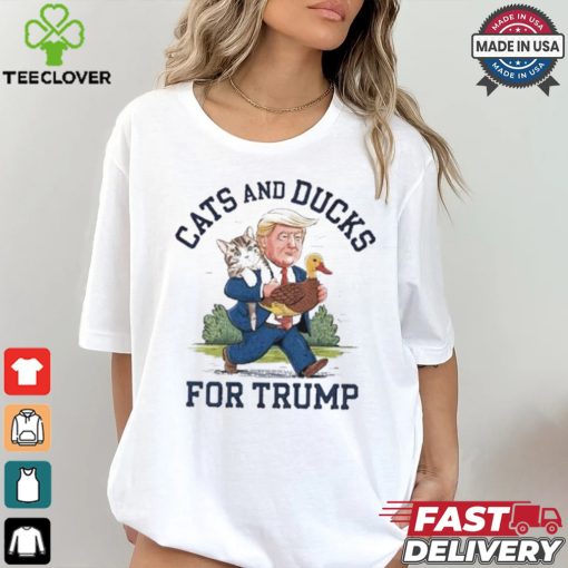 Official Cats and Ducks for Trump 2024 Kittens and Ducks for Trump T Shirt
