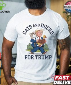 Official Cats and Ducks for Trump 2024 Kittens and Ducks for Trump T Shirt