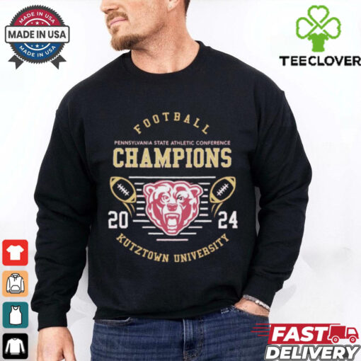 Official Celebrate University Kutztown 2024 PSAC football champions T Shirt