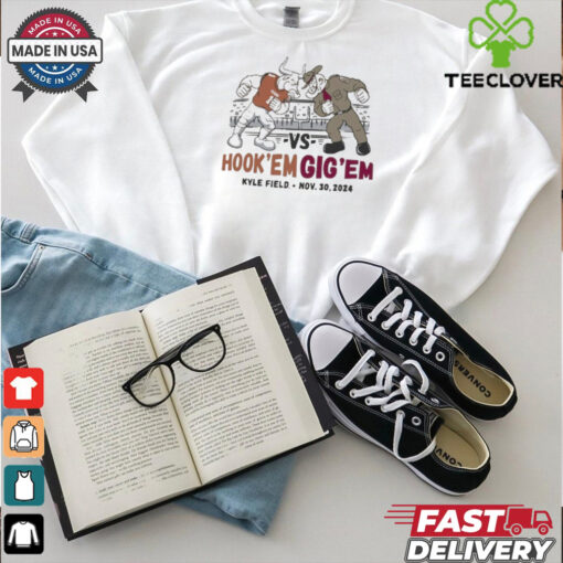 Official Champion Texas A&M Aggies vs. Texas Longhorns 2024 Lone Star Showdown Matchup NCAA Kyle Field Nov 30 t shirt