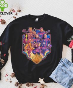 Official Character Shield Collage Guardians Of The Galaxy Volume 3 T Shirt