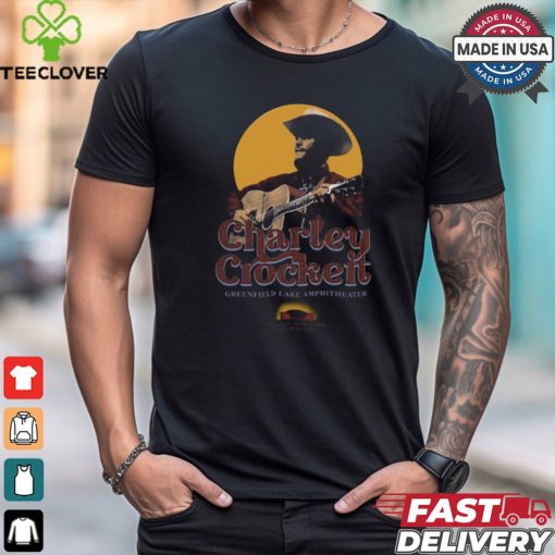 Official Charley Crockett August 22 2024 Greenfield Lake Amphitheater In Wilmington NC Poster Shirt