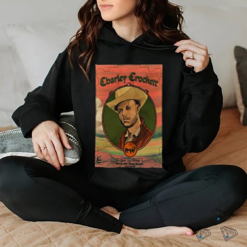 Official Charley Crockett Jul 23 2024 Royal Oak Music Theatre In Royal Oak MI Poster T Shirt