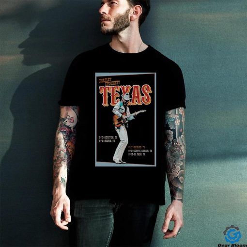 Official Charley Crockett Show In Texas On Sep 3 10 2024 Poster Shirt