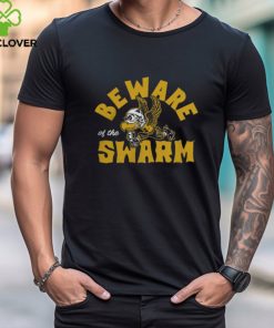 Official Charlie Hustle Iowa Beware Of The Swarm Black Merch T Shirt