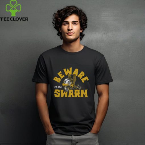 Official Charlie Hustle Iowa Beware Of The Swarm Black Merch T Shirt