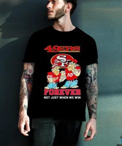 Official Charvarius Ward and Jimmy Garoppolo cartoon SF 49ers forever not just when we win shirt