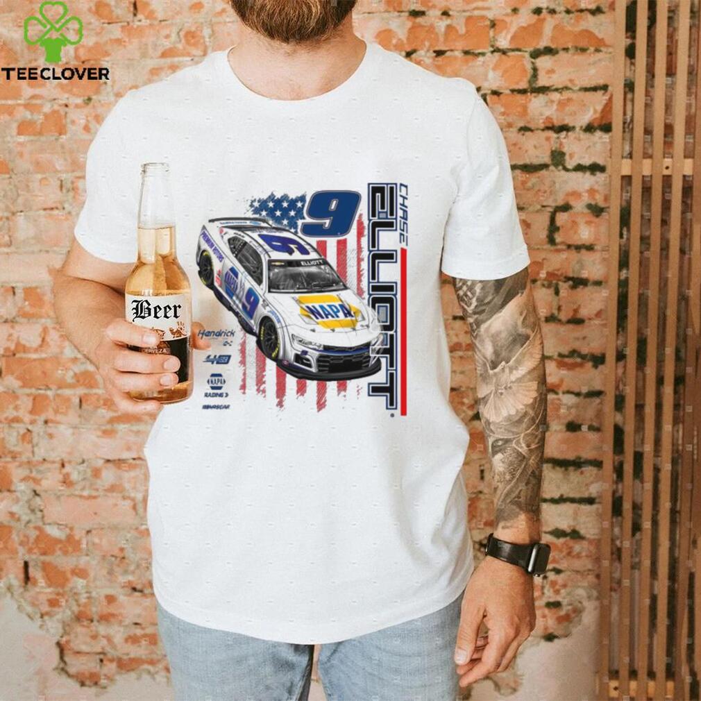 Official Chase Elliott #9 2024 NAPA Flag shirt Official Chase Elliott #9 2024 NAPA Flag shirt