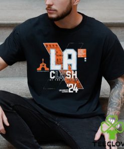 Official Checkered Flag Sports Women’s 2024 Clash At The Coliseum Graphic Scoop Neck Shirt