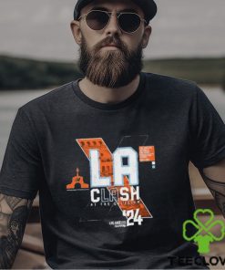 Official Checkered Flag Sports Women’s 2024 Clash At The Coliseum Graphic Scoop Neck Shirt