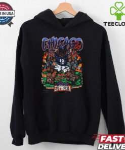 Official Chicago Bears Football NFL Planet Euphoria Art Mascot t shirt