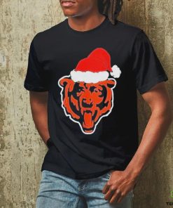 Official Chicago Bears Logo Santa Hat Christmas 2023 Shirt