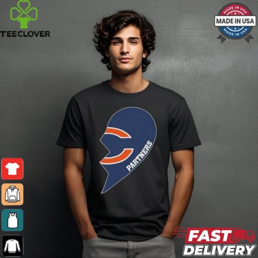 Official Chicago Bears Partners Half Heart Shirt