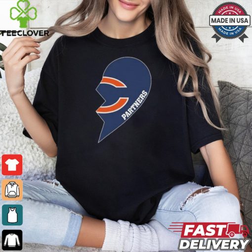 Official Chicago Bears Partners Half Heart Shirt