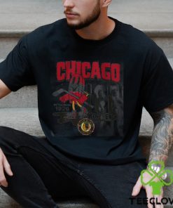 Official Chicago Blackhawks Mitchell And Ness Youth Popsicle T Shirt