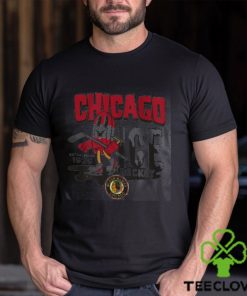 Official Chicago Blackhawks Mitchell And Ness Youth Popsicle T Shirt