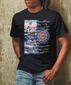 Official Chicago Cubs Baseball Team Players 2024 Signatures Shirt