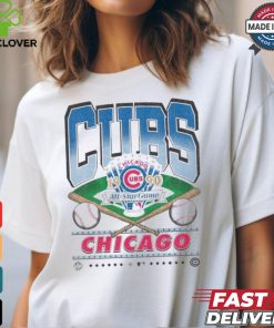 Official Chicago Cubs White Straight Shot 47 Franklin Fashion Shirt