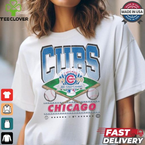 Official Chicago Cubs White Straight Shot 47 Franklin Fashion Shirt