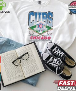 Official Chicago Cubs White Straight Shot 47 Franklin Fashion Shirt