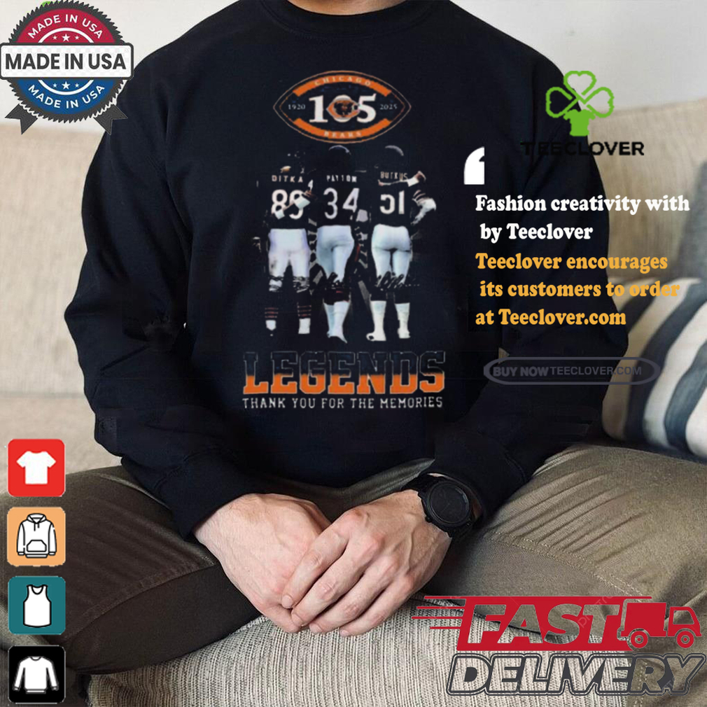 Official Chicago bears 1920 2025 legends ditka payton and butkus signatures shirt Official Chicago bears 1920 2025 legends ditka payton and butkus signatures shirt