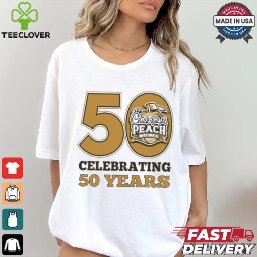 Official Chick Fil A PEach Bowl Celebrating 50 years hoodie, sweater, longsleeve, shirt v-neck, t-shirt