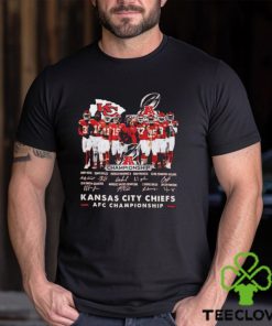 Official Chiefs 2023 AFC Championship Signature Shirt