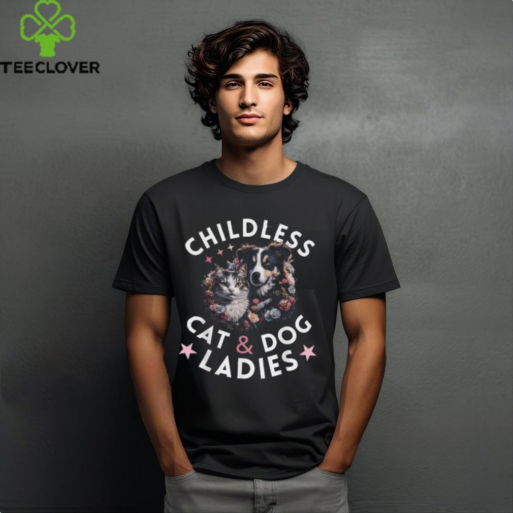 Official Childless Cat & Dog Ladies Voting for Kamala President 2024 T Shirt Official Childless Cat & Dog Ladies Voting for Kamala President 2024 T Shirt