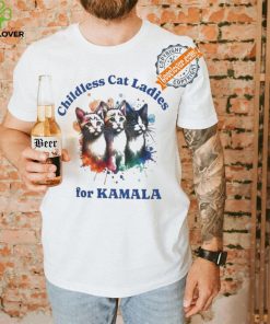 Official Childless Cat Lady Coquette Kamala Harris Cat Voting For Madam President T hoodie, sweater, longsleeve, shirt v-neck, t-shirt